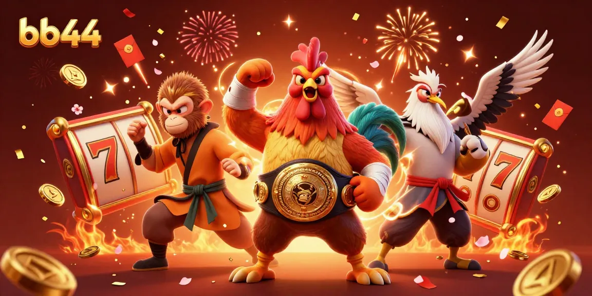 Engage with bb44's exciting casino scene featuring dynamic characters and vibrant gaming elements.