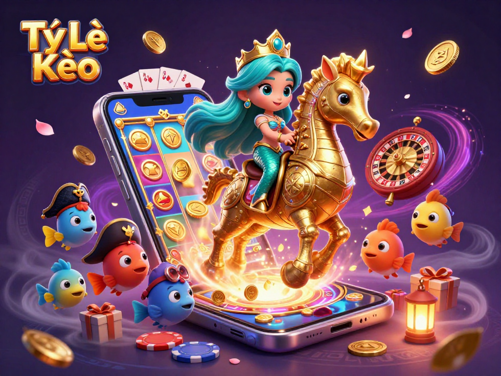 Tỷ Lệ Kèo captivates with mermaid adventure amid vibrant casino elements and thrilling gameplay.