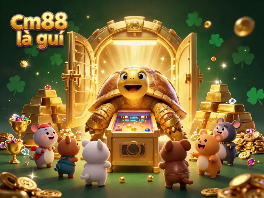 Experience thrilling gameplay with cm88 là gì, highlighted in a vibrant casino scene bursting with excitement.