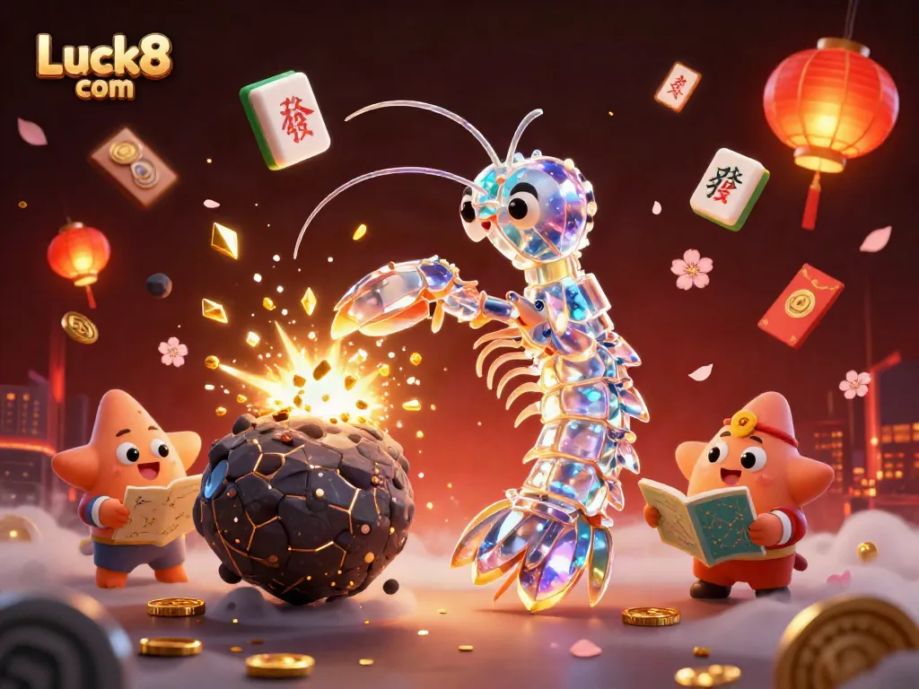 Engage in thrilling gameplay with Luck8 com, represented by dynamic characters in a vibrant casino-inspired scene.
