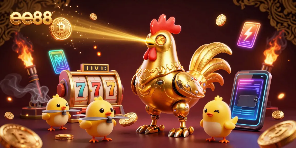 Experience the thrill of ee88 with exciting slot games and crypto elements in a vibrant casino setting.